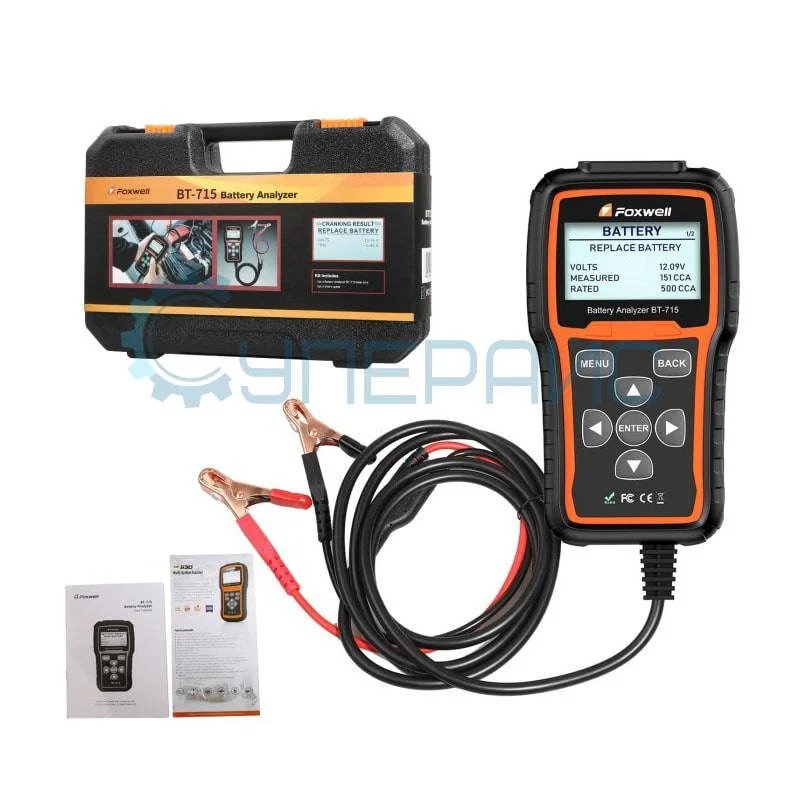 Тестер автомобильных АКБ Foxwell BT-715 фото 5