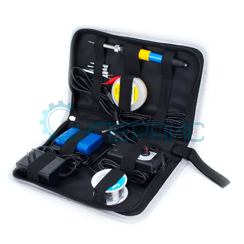 Паяльник SPDR 12В с адаптерами для питания фото 2