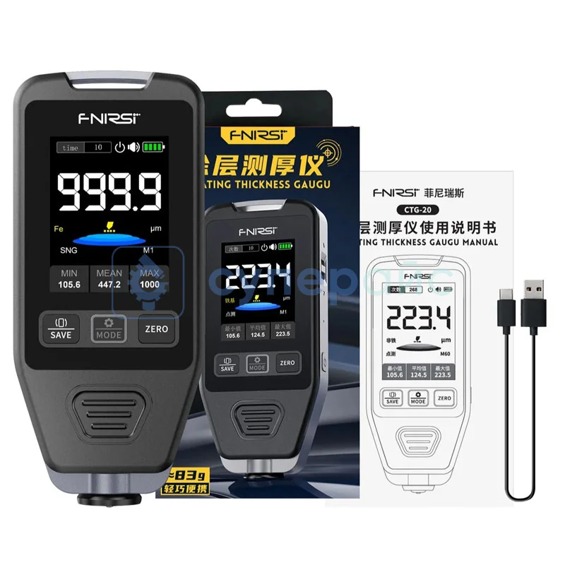 Цифровой толщиномер FNIRSI CTG-20 фото 1