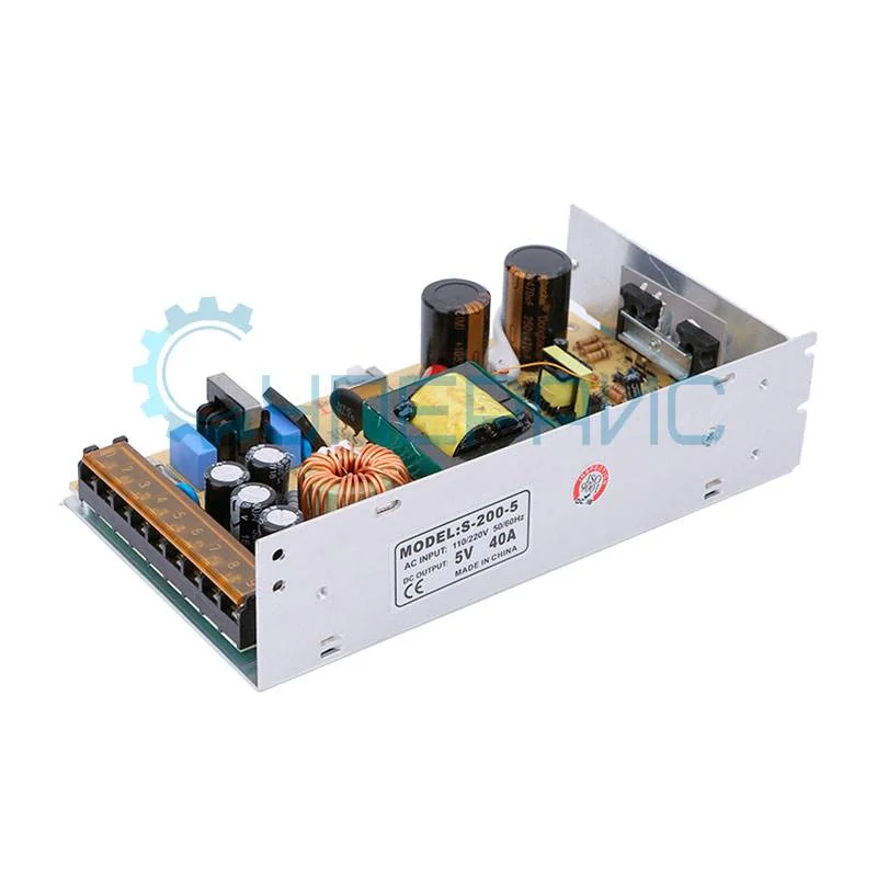 Преобразователь напряжения SOMPOM S-200-5 (5В, 40А) фото 3