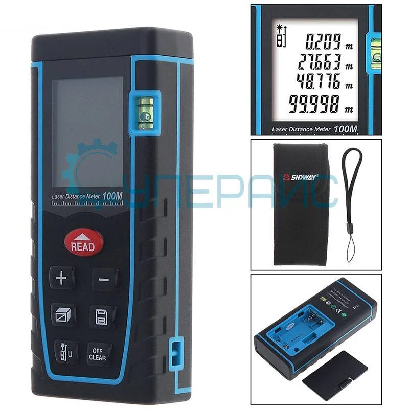 Высокоточный лазерный дальномер SNDWAY SW-T100 фото 12