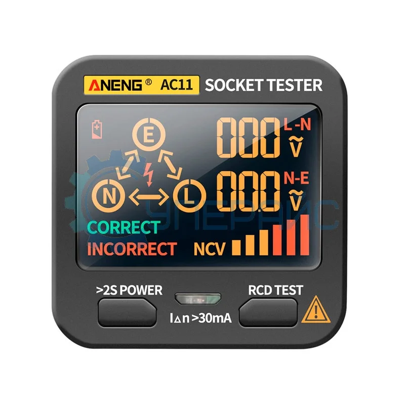 Тестер розеток ANENG AC11 фото 1