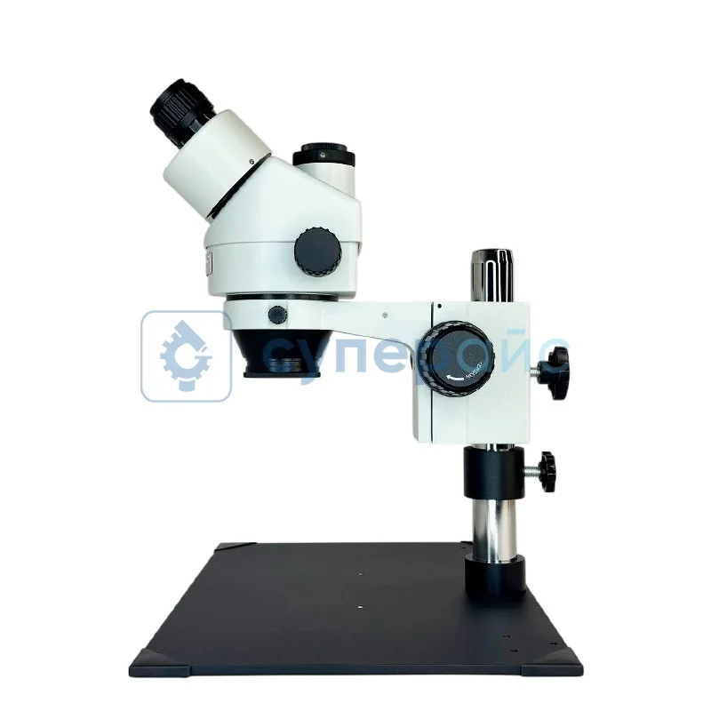 Тринокулярный микроскоп Crystallite ST-7045 с плоским основанием фото 1