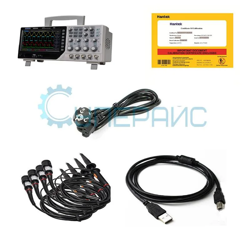 Запоминающий осциллограф Hantek DSO4254B (4 канала, 250 МГц) фото 6