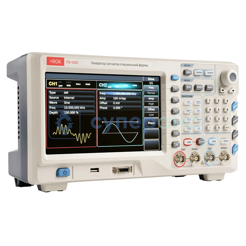 Генератор сигналов RGK FG-1602 фото 2