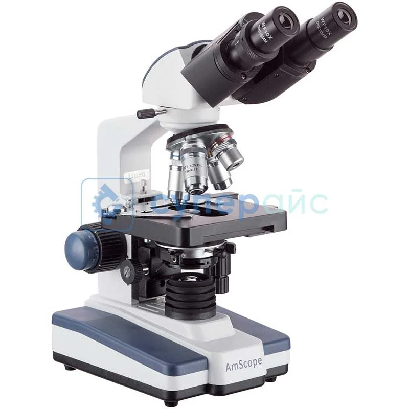 Бинокулярный микроскоп AmScope B120C-E5 фото 3