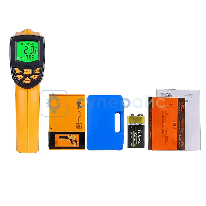 Лазерный пирометр SMART SENSOR AR862A+ фото 1