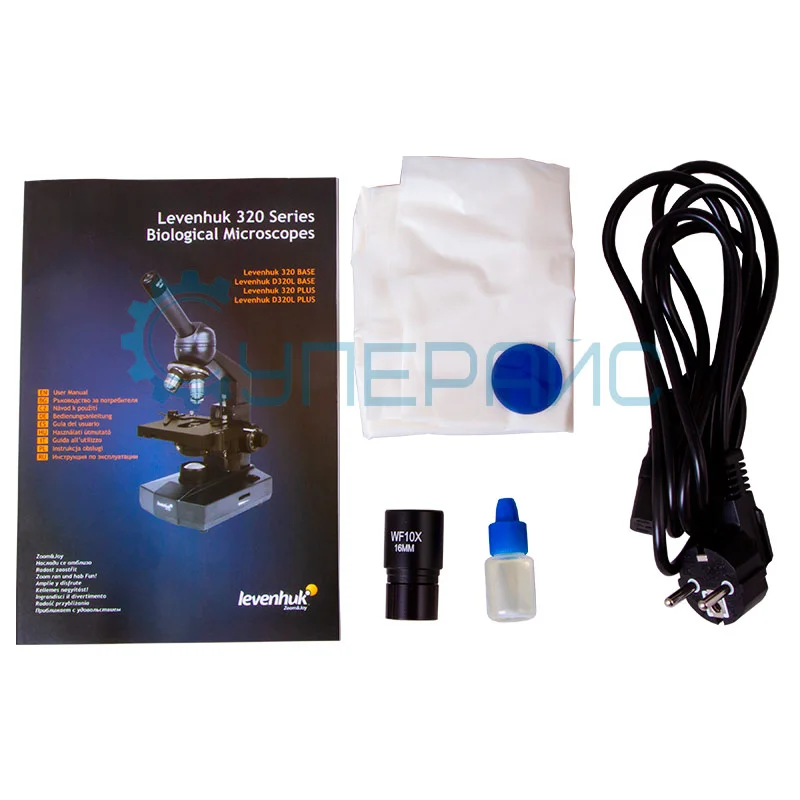 Микроскоп Levenhuk 320 BASE, монокулярный фото 10