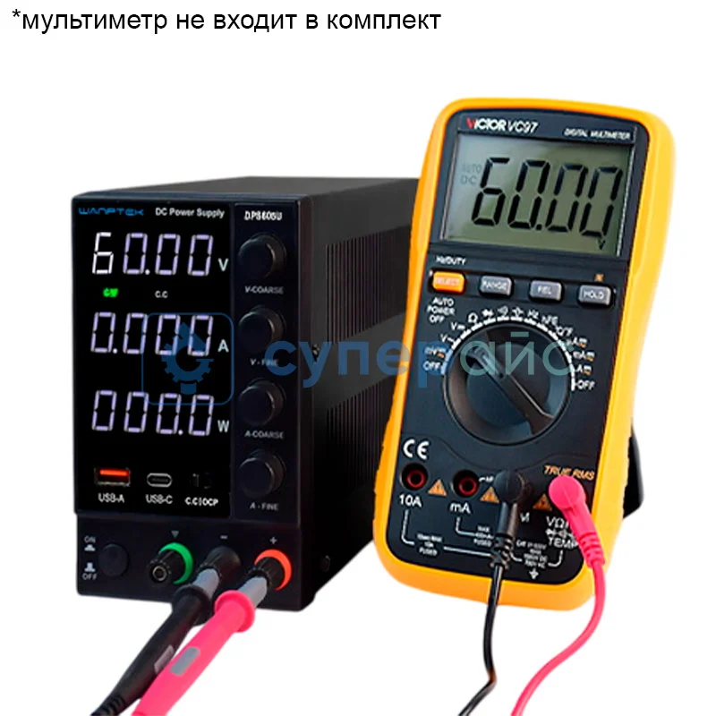 Мини импульсный блок питания Wanptek DPS3010U (30В, 10А) фото 7
