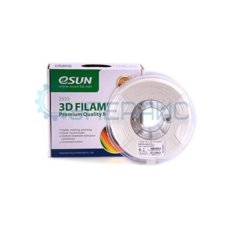 PLA пластик 2,85 мм ESUN белый 1 кг фото 2