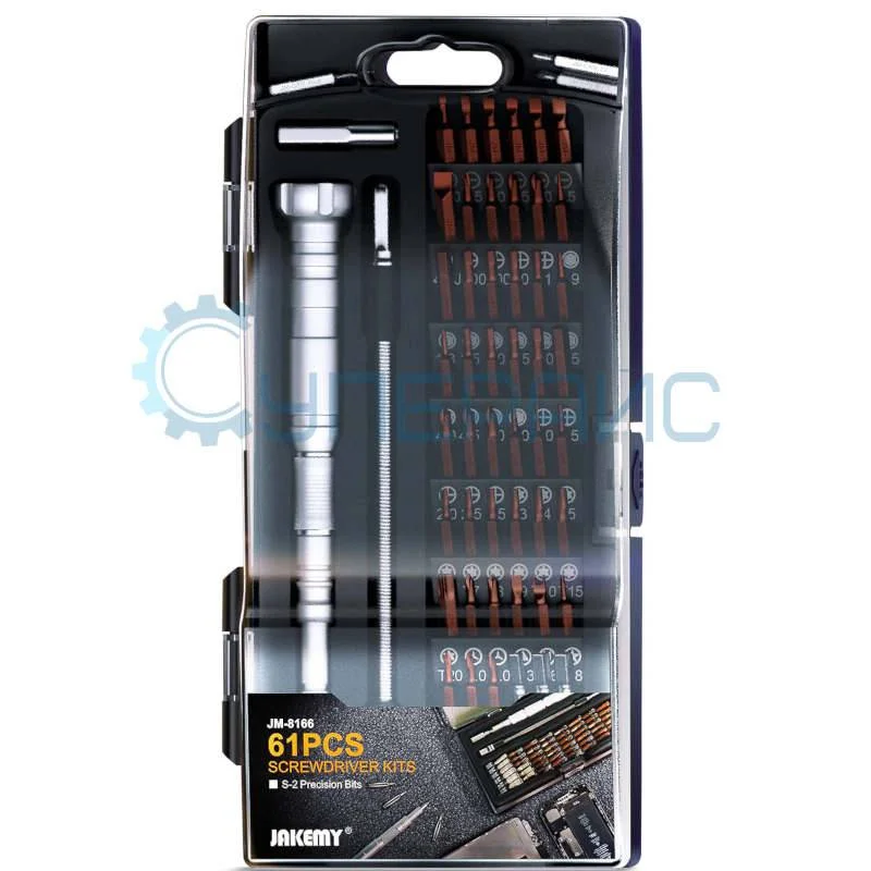 Набор отверток для точных работ JAKEMY JM-8166 61 в 1 фото 1