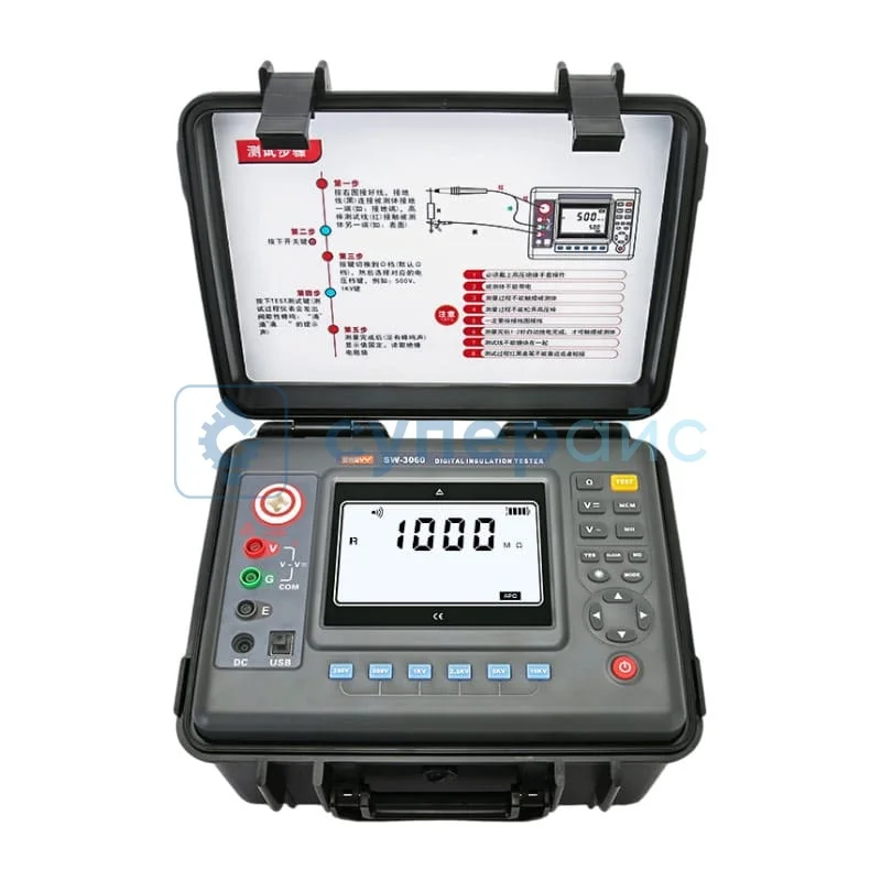 Тестер сопротивления изоляции Swevy SW3060 фото 1