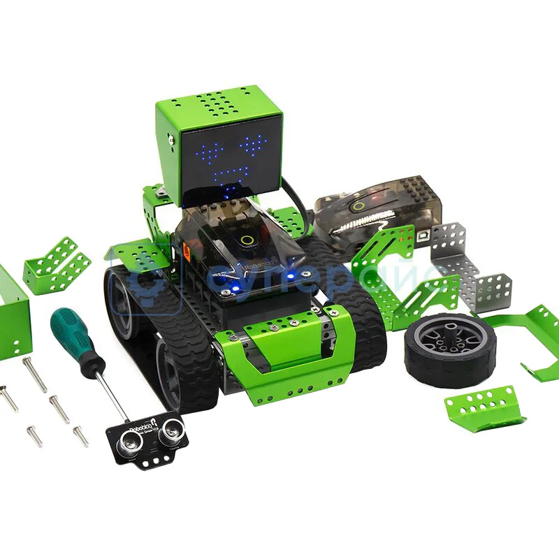 Программируемый колесный робот-конструктор Robobloq Qoopers 6 в 1 фото 2