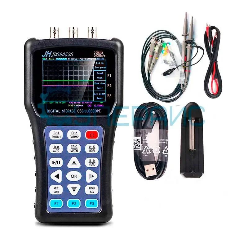 Ручной двухканальный осциллограф JINHAN JDS6052S фото 5