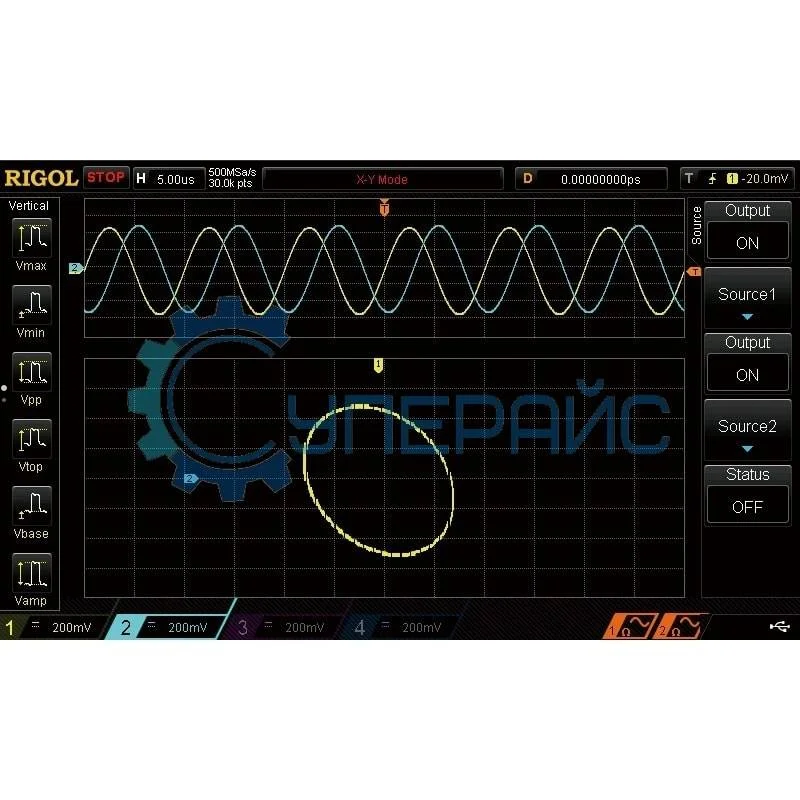 Цифровой осциллограф RIGOL DS1104Z (4 канала х 100 МГц) фото 13