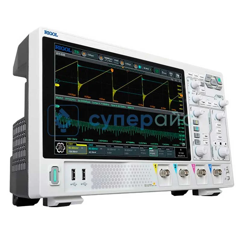 Четырёхканальный настольный осциллограф RIGOL DHO1074 (4 канала х 70 МГц) фото 1