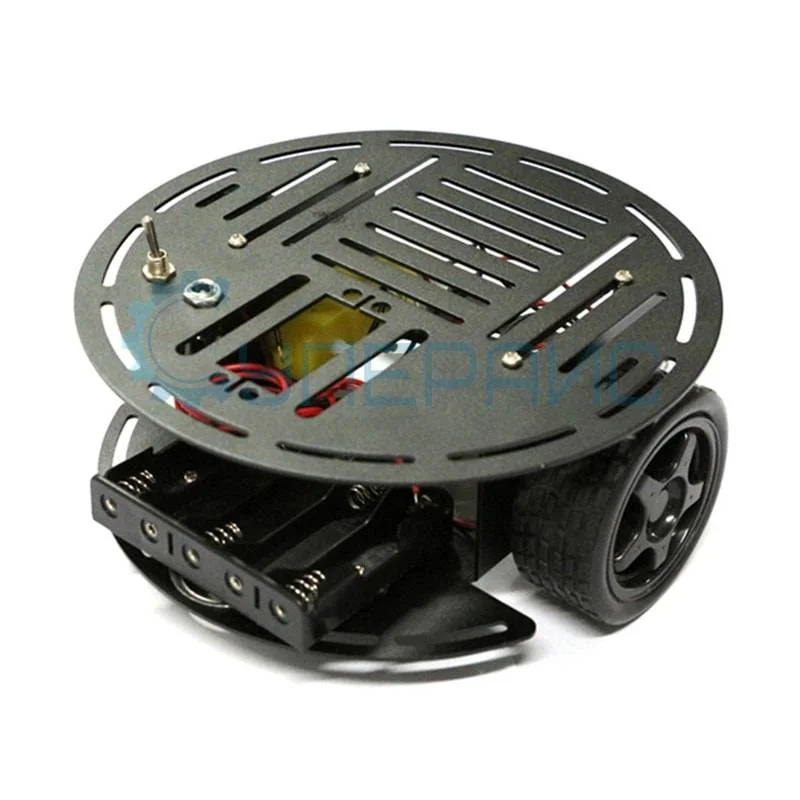 Металлическое шасси для построения робота 2WD фото 2