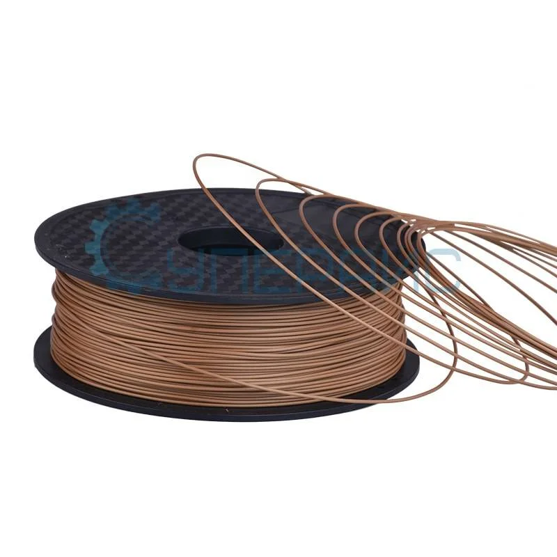 Wood деревянный пластик 1,75 мм BIOFILR темно-коричневое дерево 0,8 кг фото 2