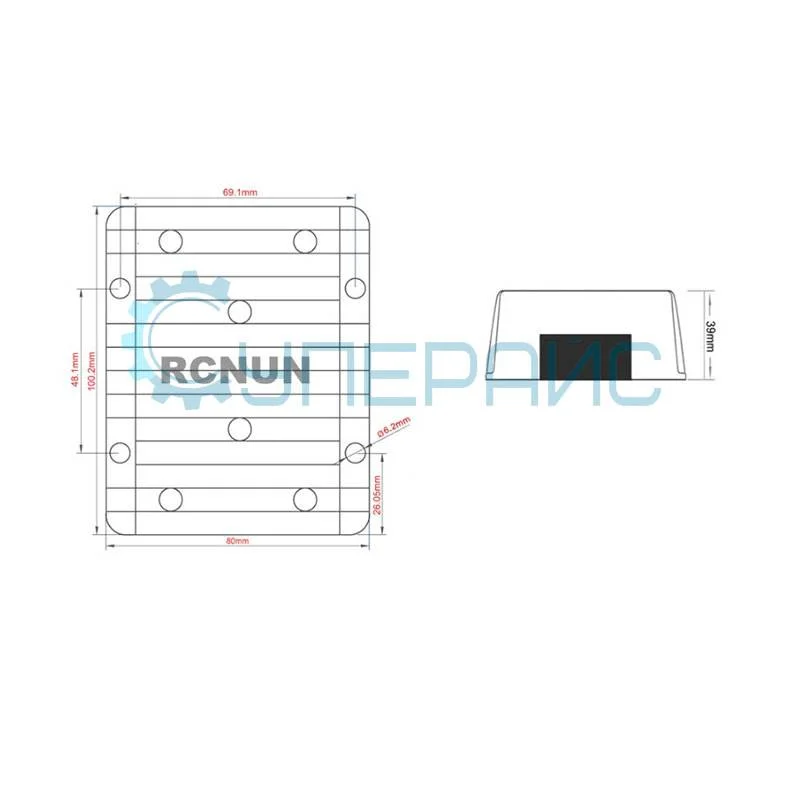 DC-DC преобразователь RCNUN WG-24S13R840 (RC2413R840) фото 5