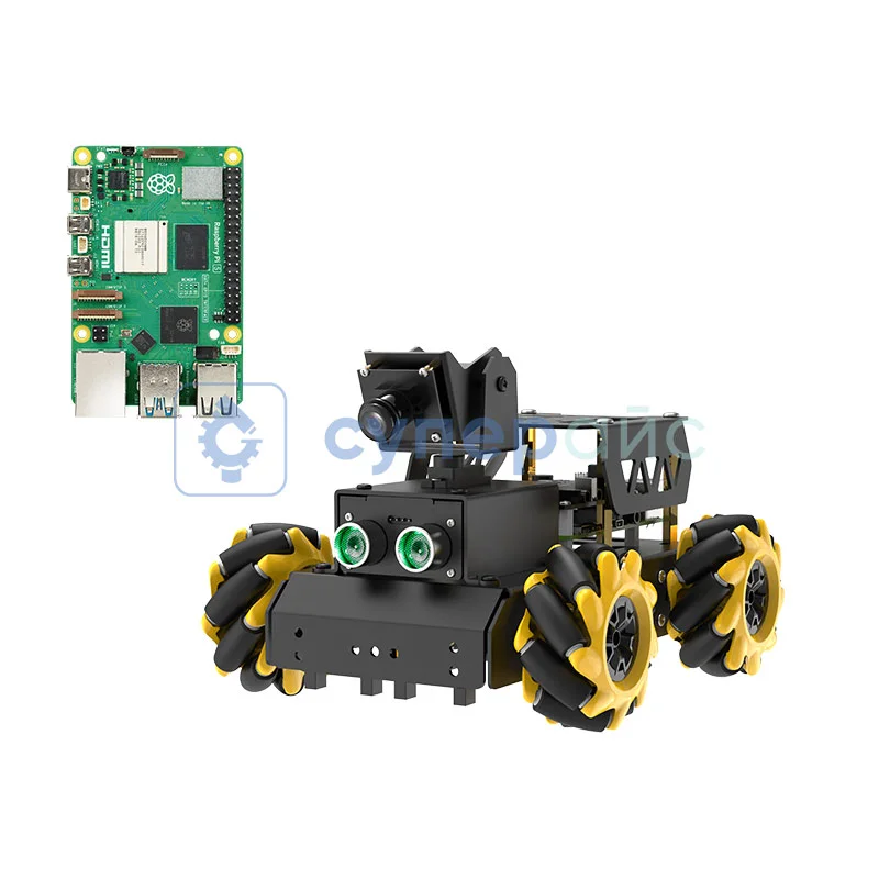 Четырехколесный робот-машинка TurboPi 5 фото 1