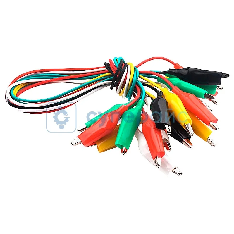 Кабель с зажимами типа крокодил Zave 4.5 см фото 1