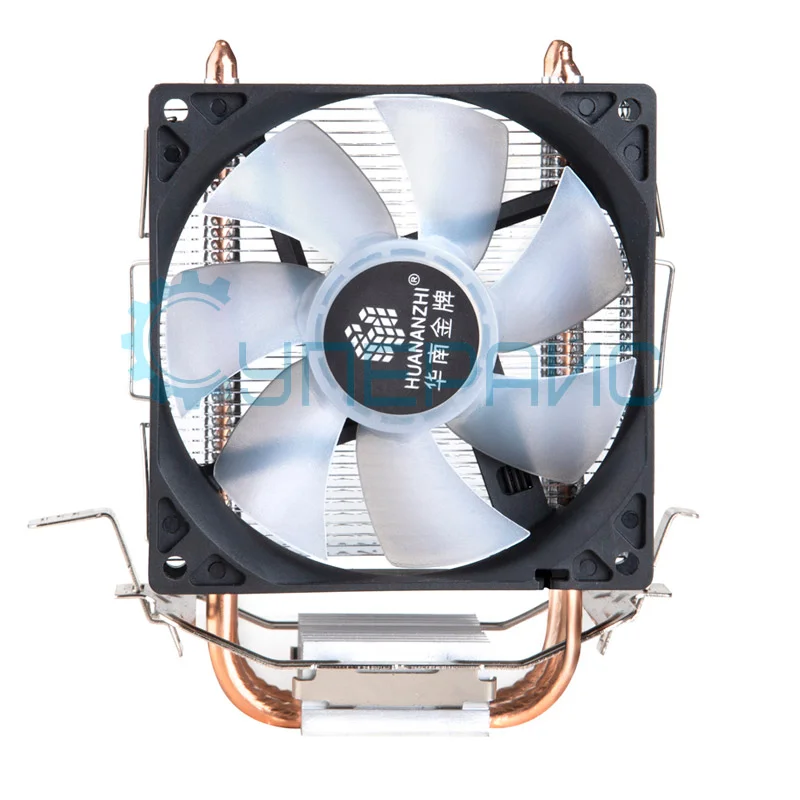 Кулер для процессора HUANANZHI A300 с RGB-подсветкой, 1800 об/мин фото 1