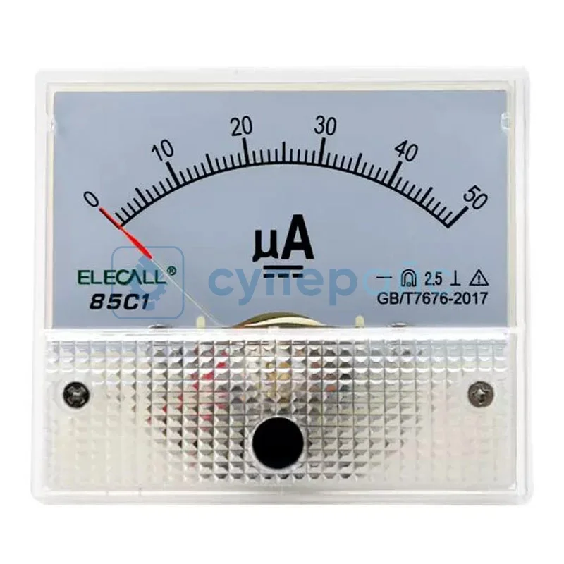 Амперметр ELECALL 85C1-50 мкА фото 1