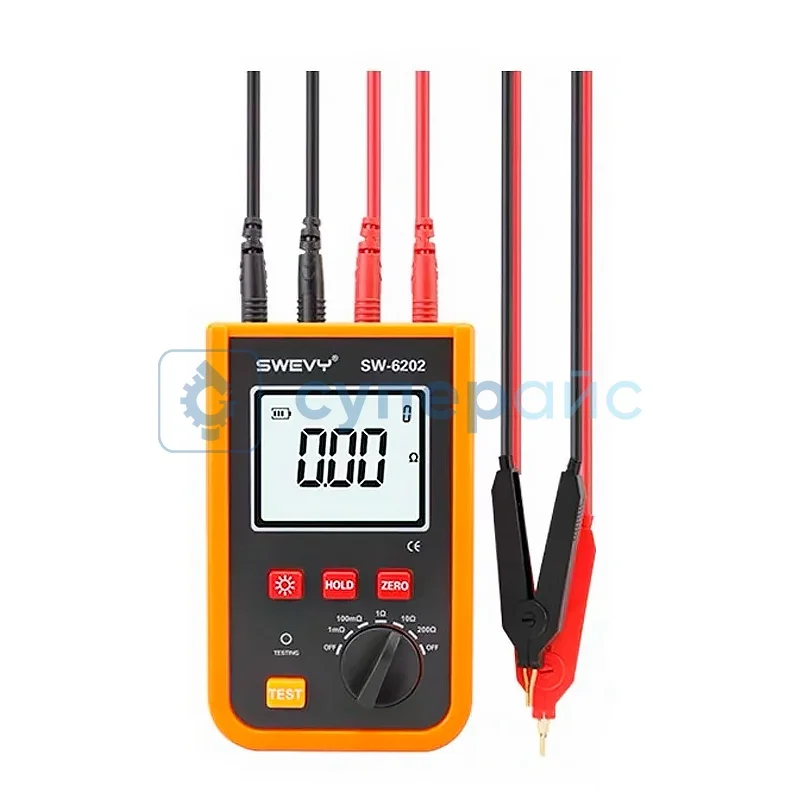 Цифровой тестер сопротивления Swevy SW-6202 фото 1