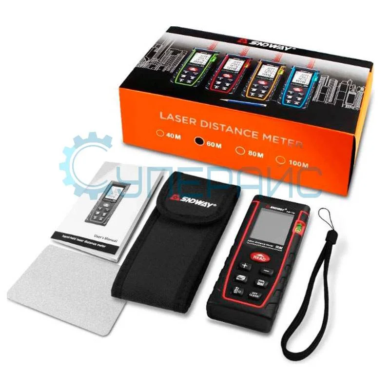 Дальномер с пузырьковым уровнем SNDWAY SW-T60 фото 13