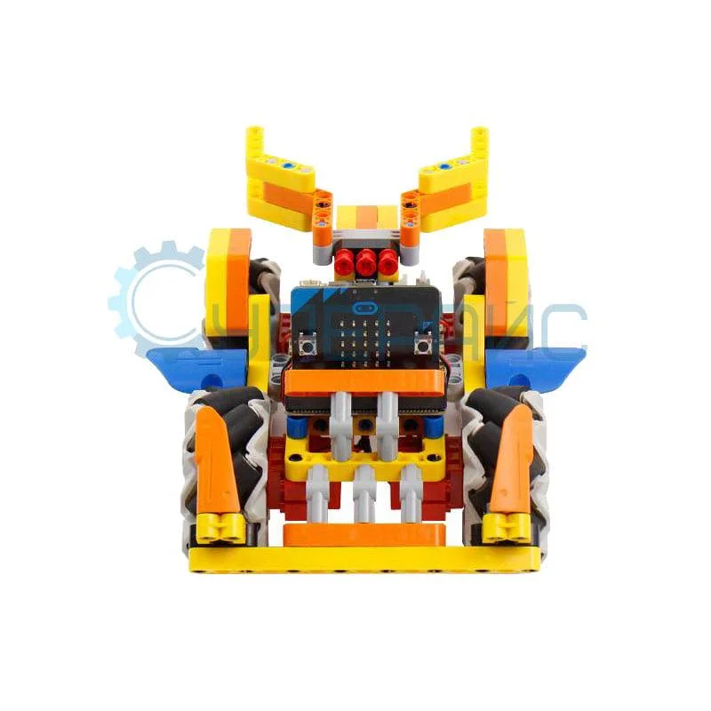 Робот-конструктор на меканум-колесах micro:bit Yahboom Omni:bit фото 2