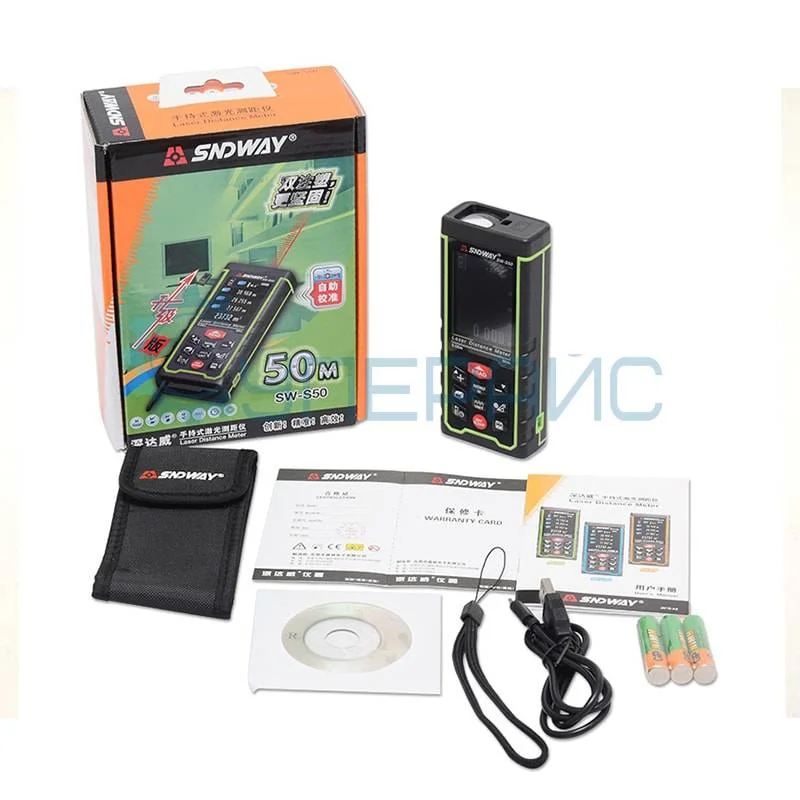 Лазерный дальномер SNDWAY SW-S50 фото 9