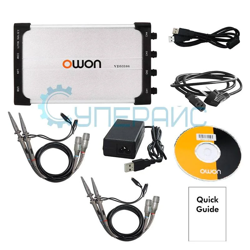 Виртуальный USB осциллограф OWON VDS3104 фото 6
