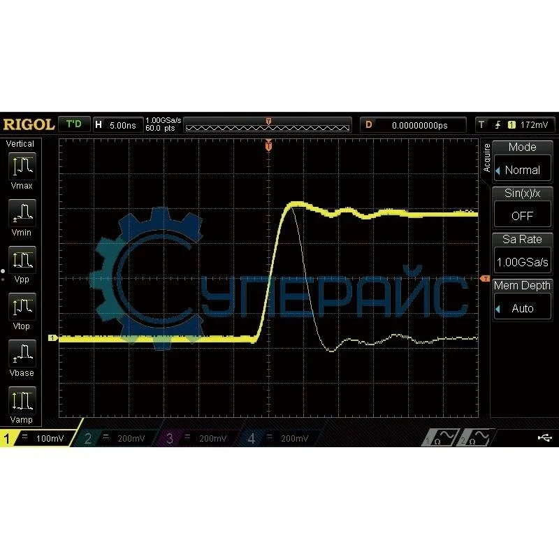 Цифровой осциллограф RIGOL DS1104Z (4 канала х 100 МГц) фото 5