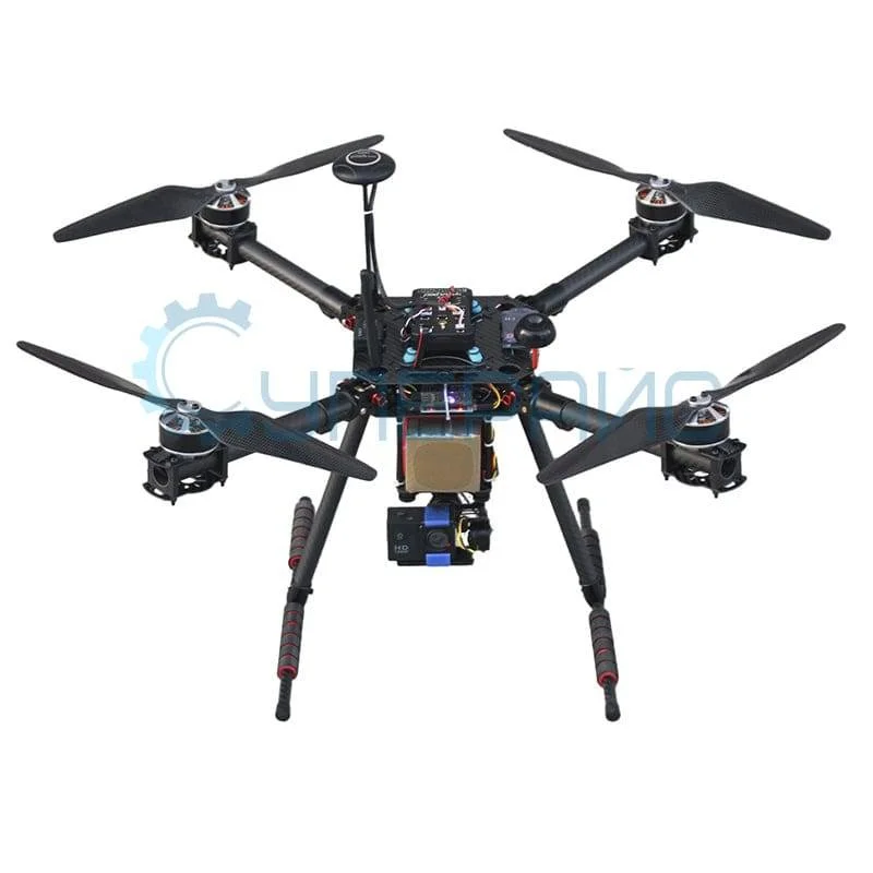 Набор для сборки дрона ZD680PRO+ с полётным контроллером APM 2.8 и зарядным устройством B6AC фото 1