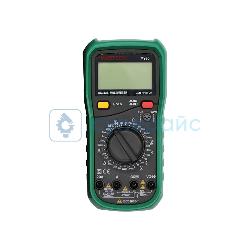 Портативный мультиметр MasTech MY60 фото 1