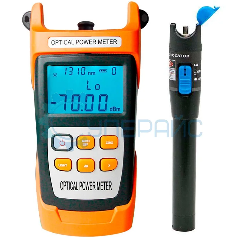 Измеритель мощности Haohanxin (-70~+10 дБм) c VFL 1 мВт фото 1