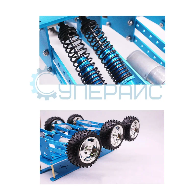 Робот-автомобиль с камерой Yahboom 6WD robot car (конструктор) с контроллером, совместимым со средой Arduino фото 6