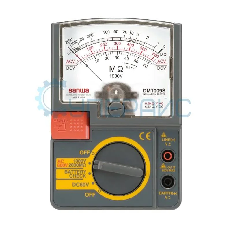 Мегаомметр Sanwa DM1009S фото 2