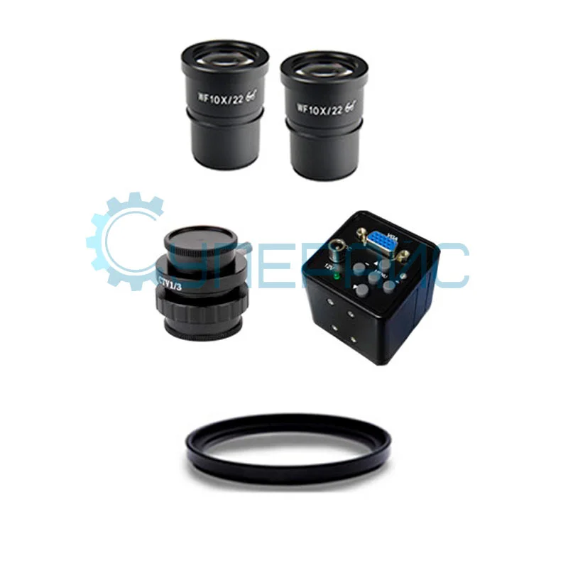 Микроскоп Crystallite ZS7050, адаптером с объективом 1/3 и камерой VGA фото 1