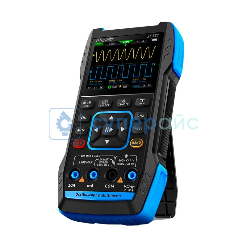Портативный осциллограф FNIRSI 2C53T фото 1
