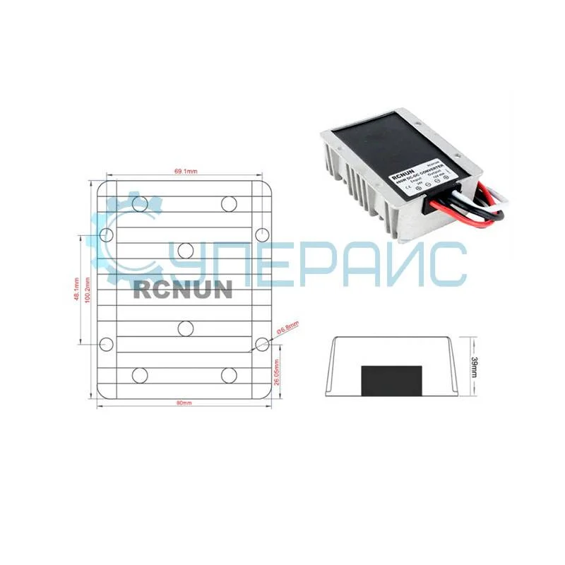 Преобразователь RCNUN WG-24S1230 (RC241230) с защитой корпуса IP68 фото 6