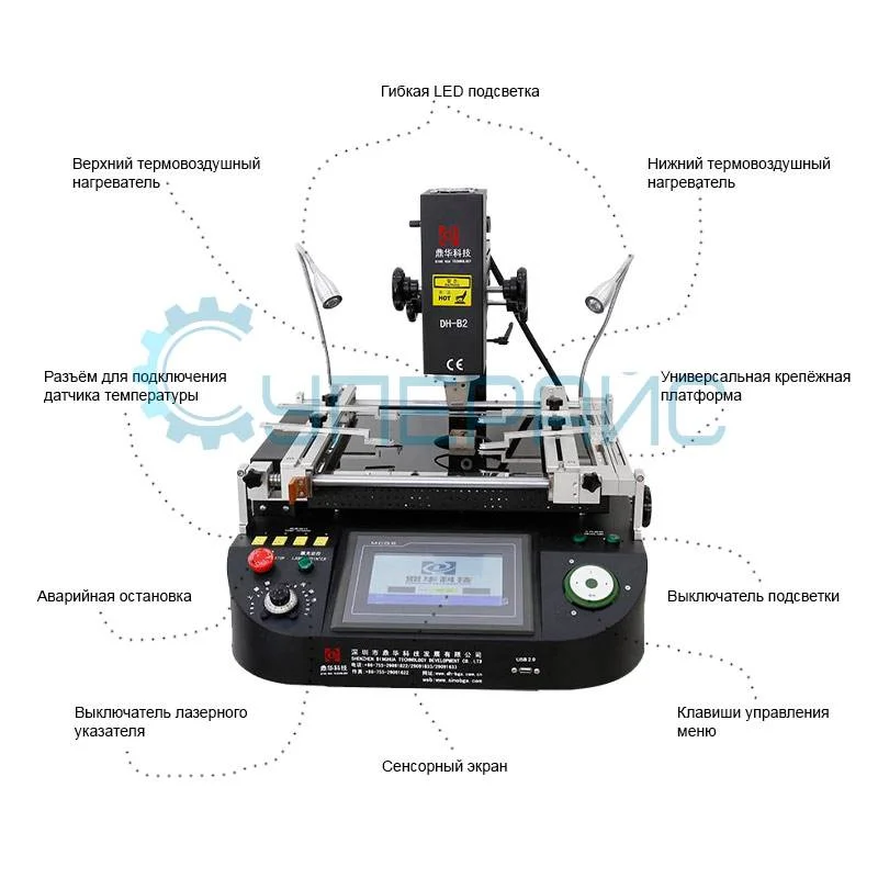 Инфракрасная паяльная станция Dinghua DH-B2 фото 2