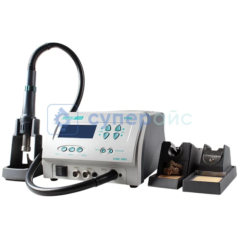 Паяльная станция 3 в 1 QUICK 713 фото 1