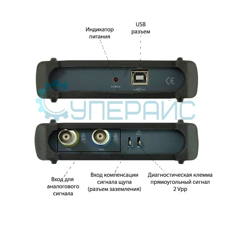 Цифровой осциллограф Instrustar ISDS205A (2 канала х 20 МГц) фото 3