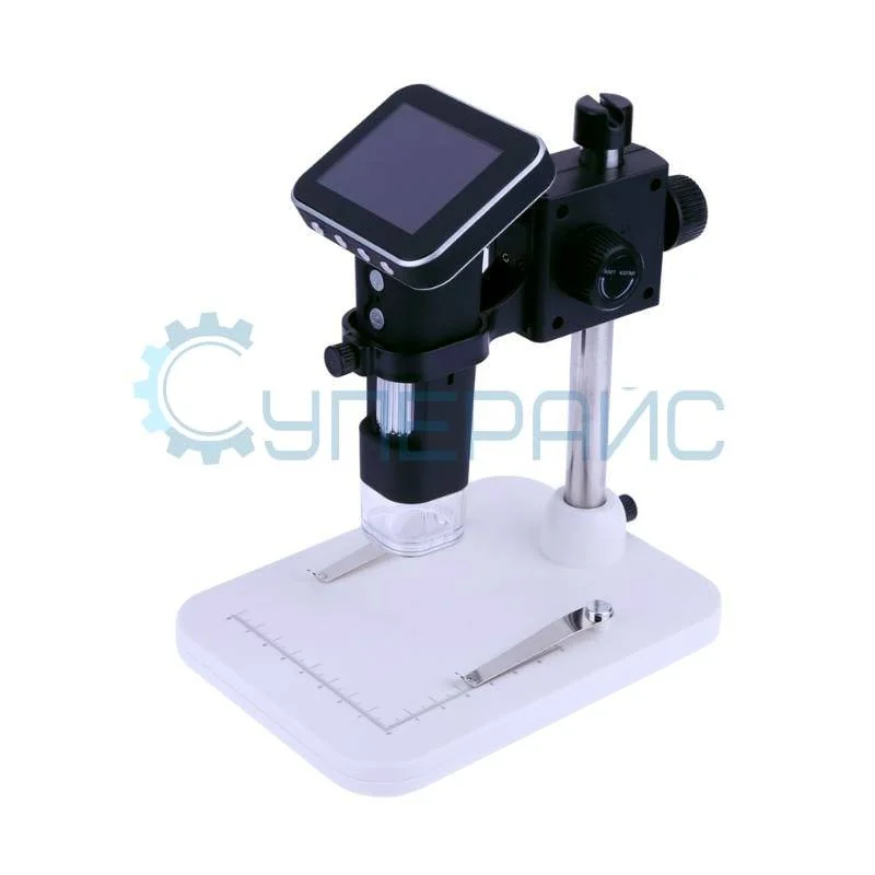 Портативный цифровой USB микроскоп 500X с LCD-экраном фото 5