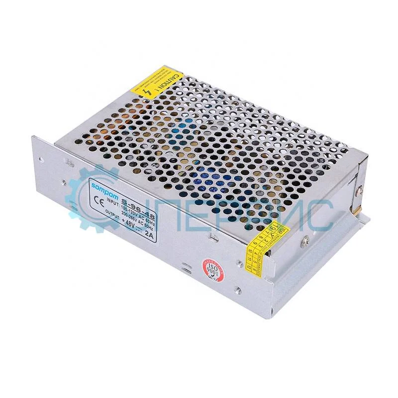 Импульсный блок питания SOMPOM S-98-48 (48В, 2А) фото 2