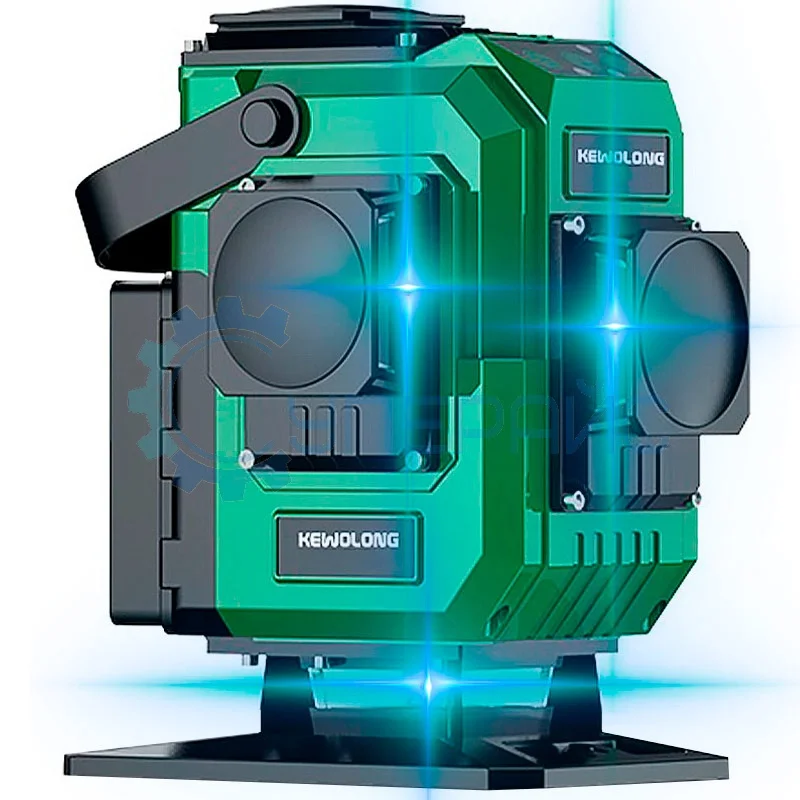 Шестнадцатилучевой нивелир KEWOLONG KWL-0128 (синий лазер) фото 1