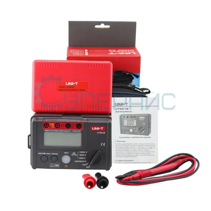 Измеритель сопротивления изоляции UNI-T UT501B фото 8