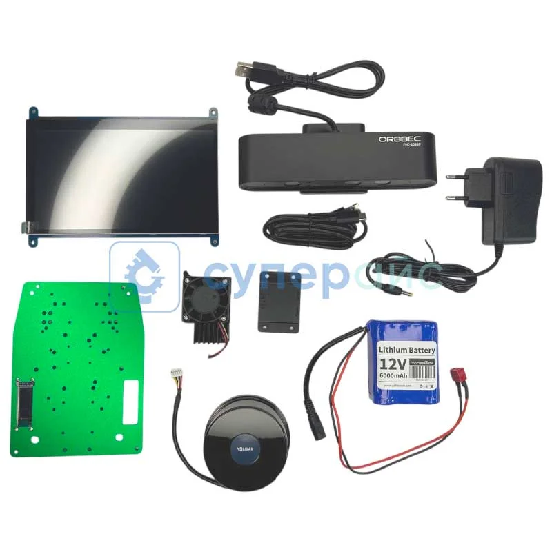 Комплект для сборки робота Yahboom ROSMASTER R2 Ultimate-RPi ROS Robot (без контроллера) фото 8