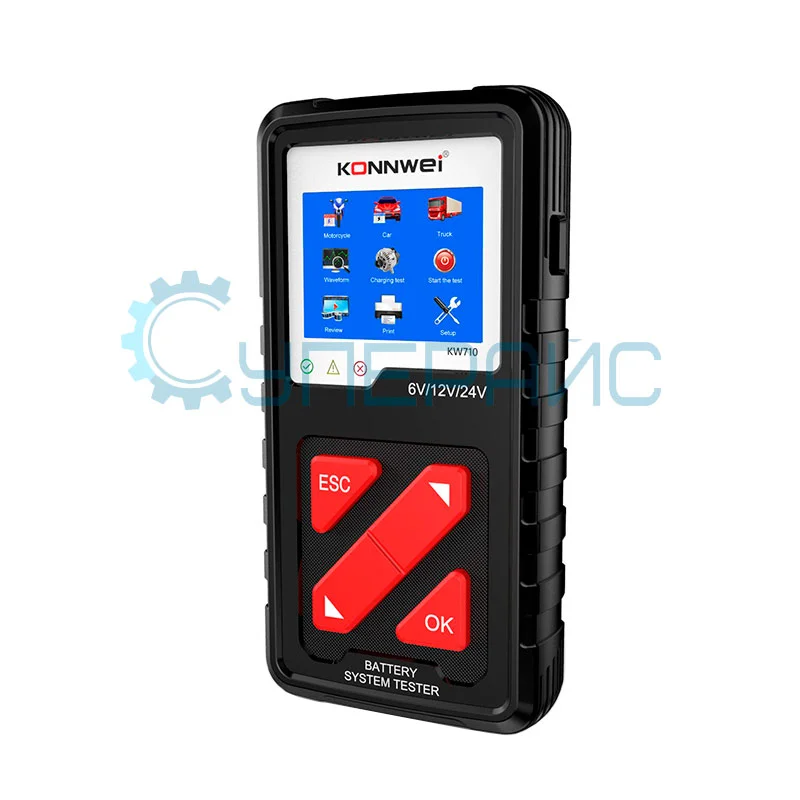 Тестер аккумуляторных батарей Konnwei KW710 фото 1